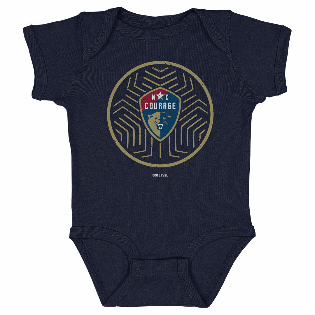 North Carolina Courage Soccer Ball Baby Onesie