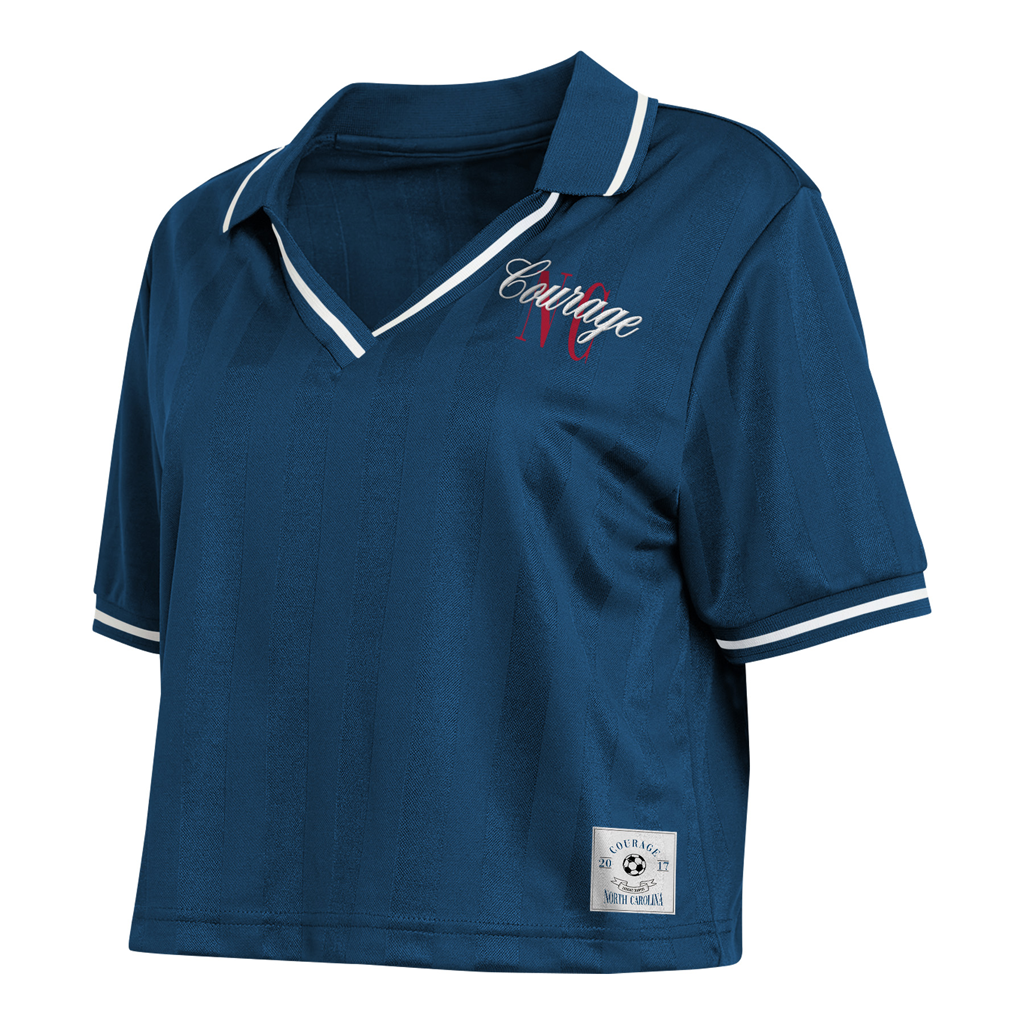 NC Courage Women's Crop Polo Top