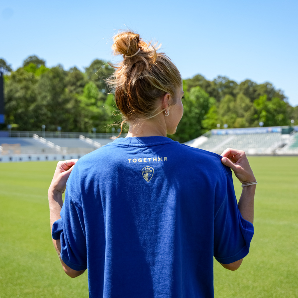 NC Courage x Togethxr Everyone Watches Women's Sports Tee - Youth Fit