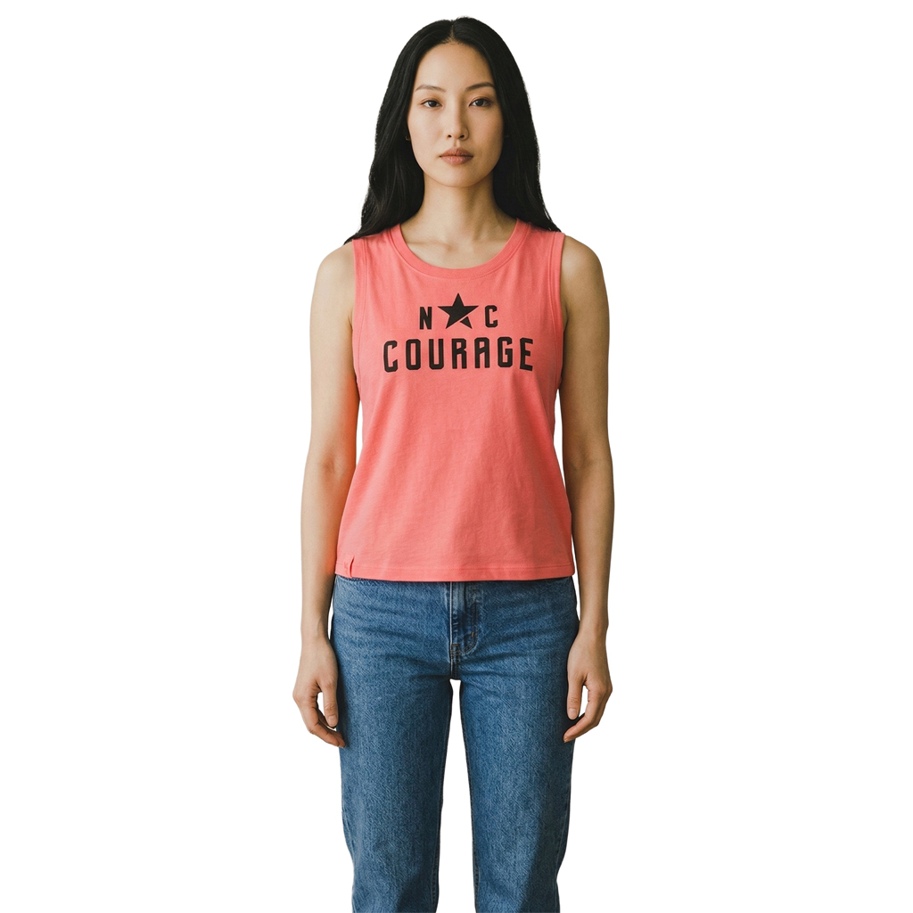 NC Courage Women's Wordmark Muscle Tank