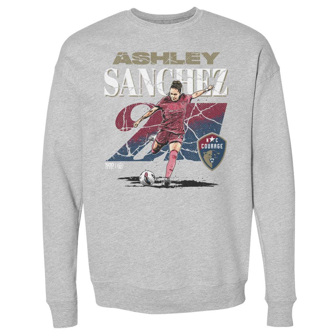 Ashley Sanchez NC Courage Cracked Crewneck