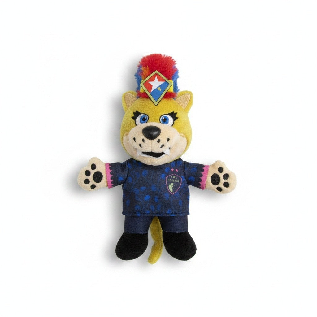 NC Courage Roary 5" Plushie Keychain