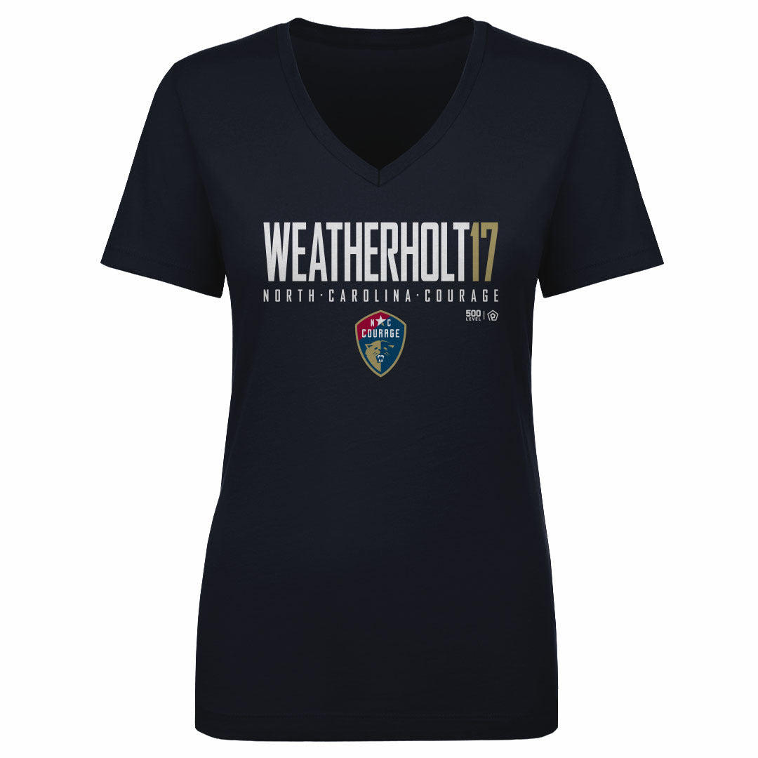 Dani Weatherholt NC Courage Elite Women's V-Neck Tee