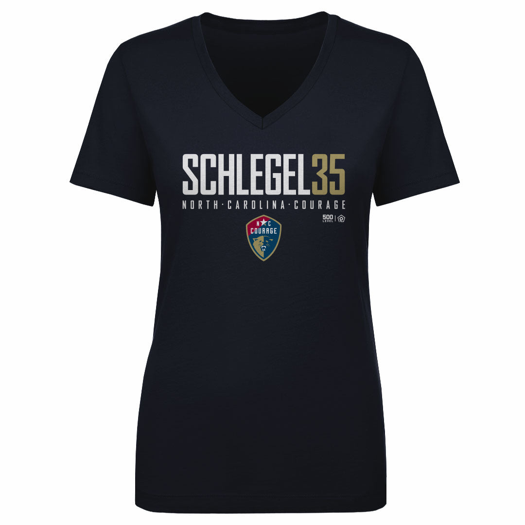 Ally Schlegel NC Courage Elite Women's V-Neck Tee