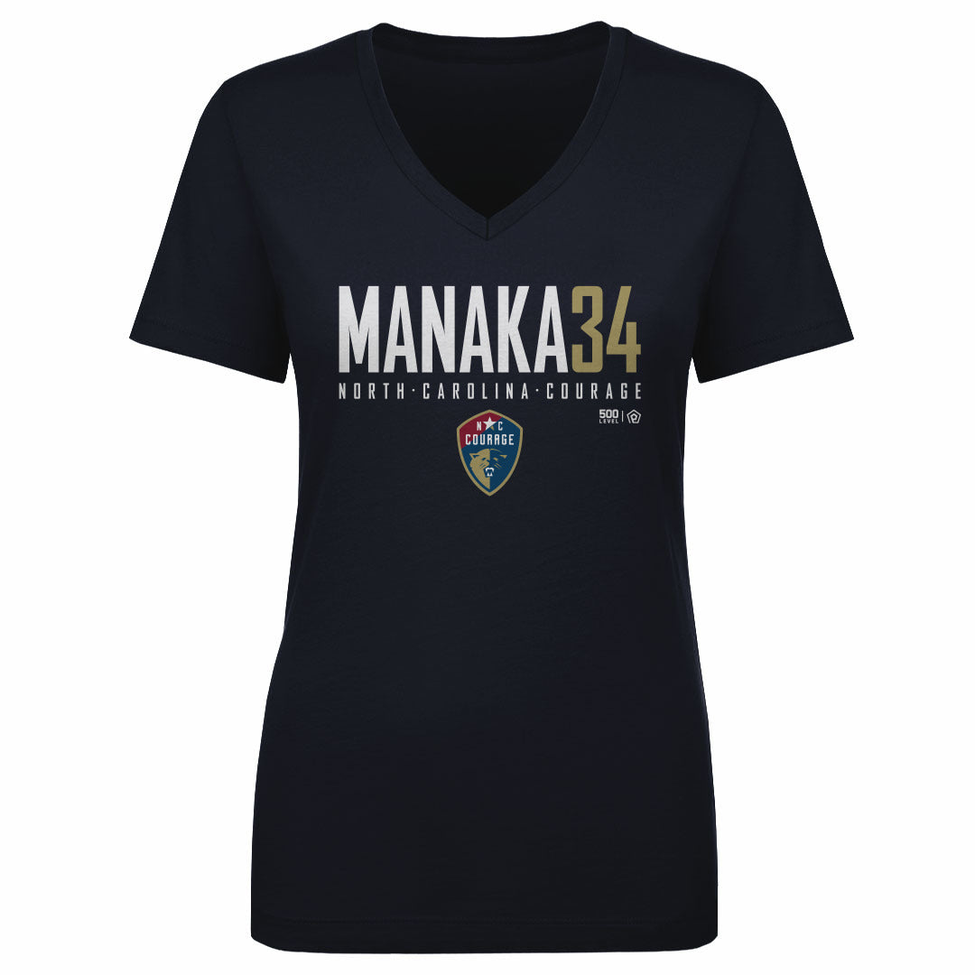 Manaka Matsukubo NC Courage Elite Women's V-Neck Tee
