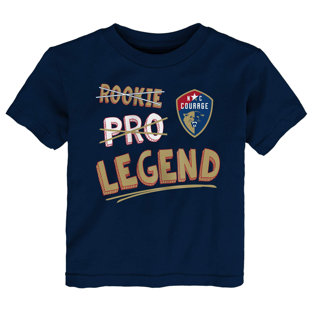 Navy Blue Youth NC Courage Legend Tee
