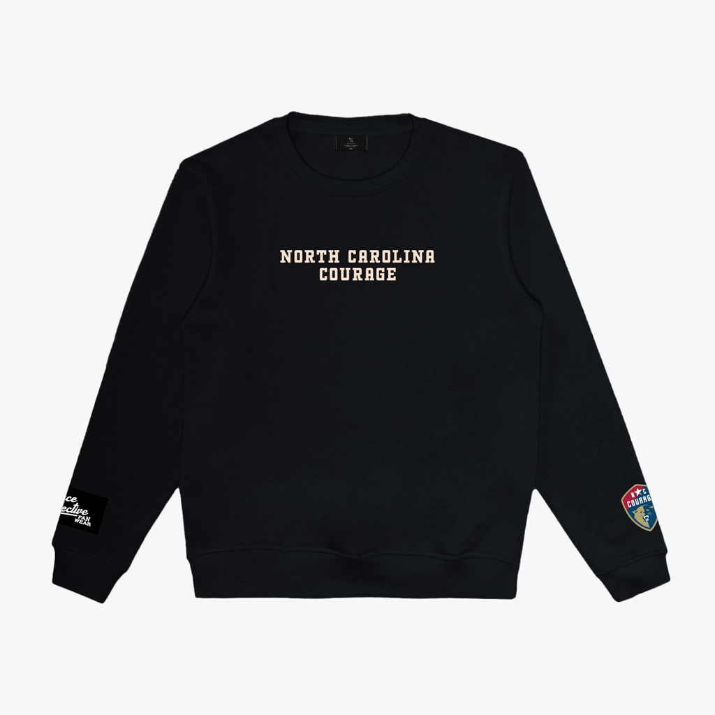 NC Courage x Peace Collective Midnight Spirit Crewneck