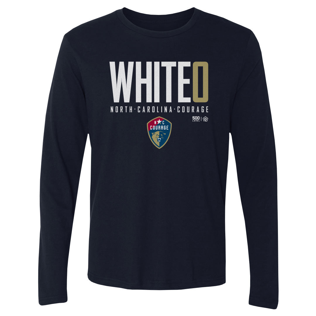 Madi White NC Courage Elite Long Sleeve Tee