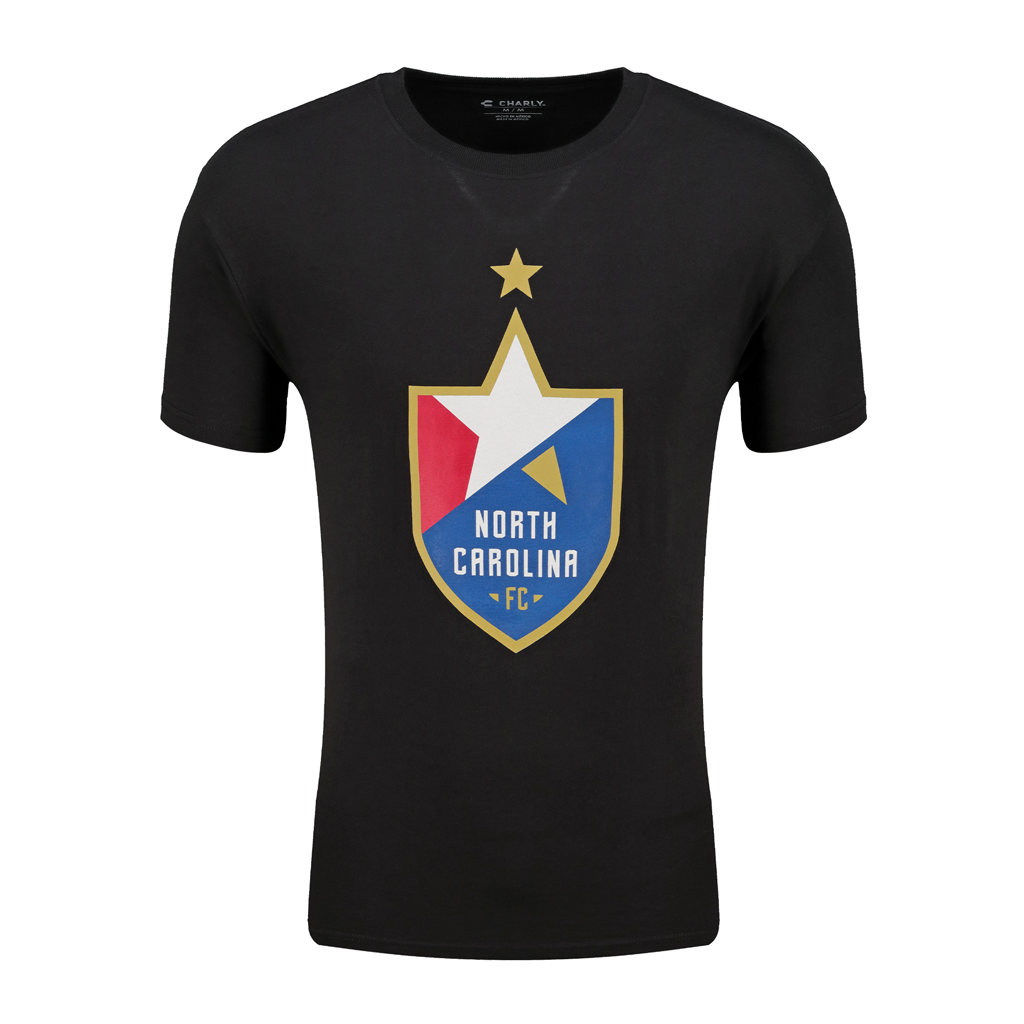 NCFC Charly Black SS Logo Tee