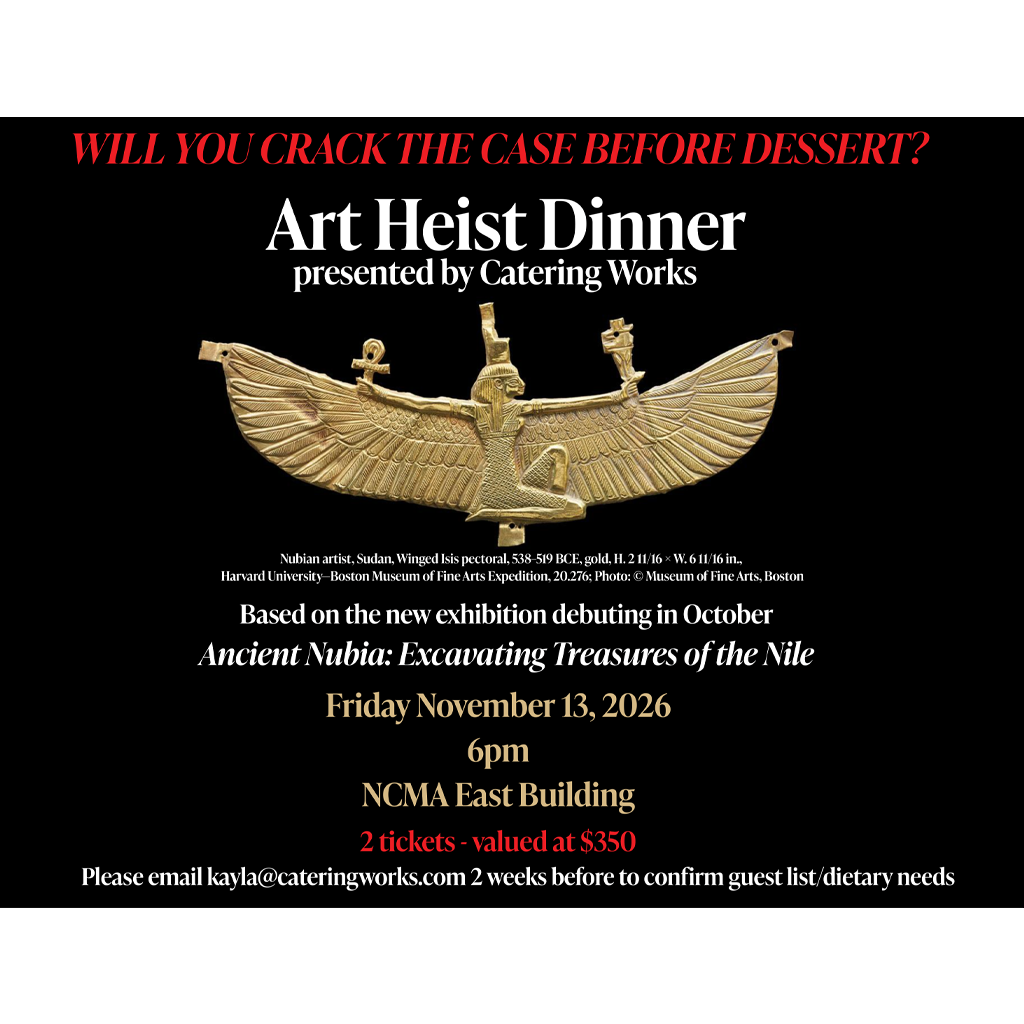 Crack the Case: Art Heist Dinner for Two at NCMA - Benefiting the United Way of NC