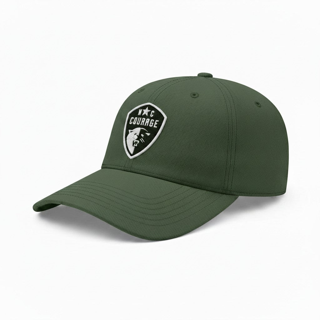 NC Courage Silicone Patch Dad Hat