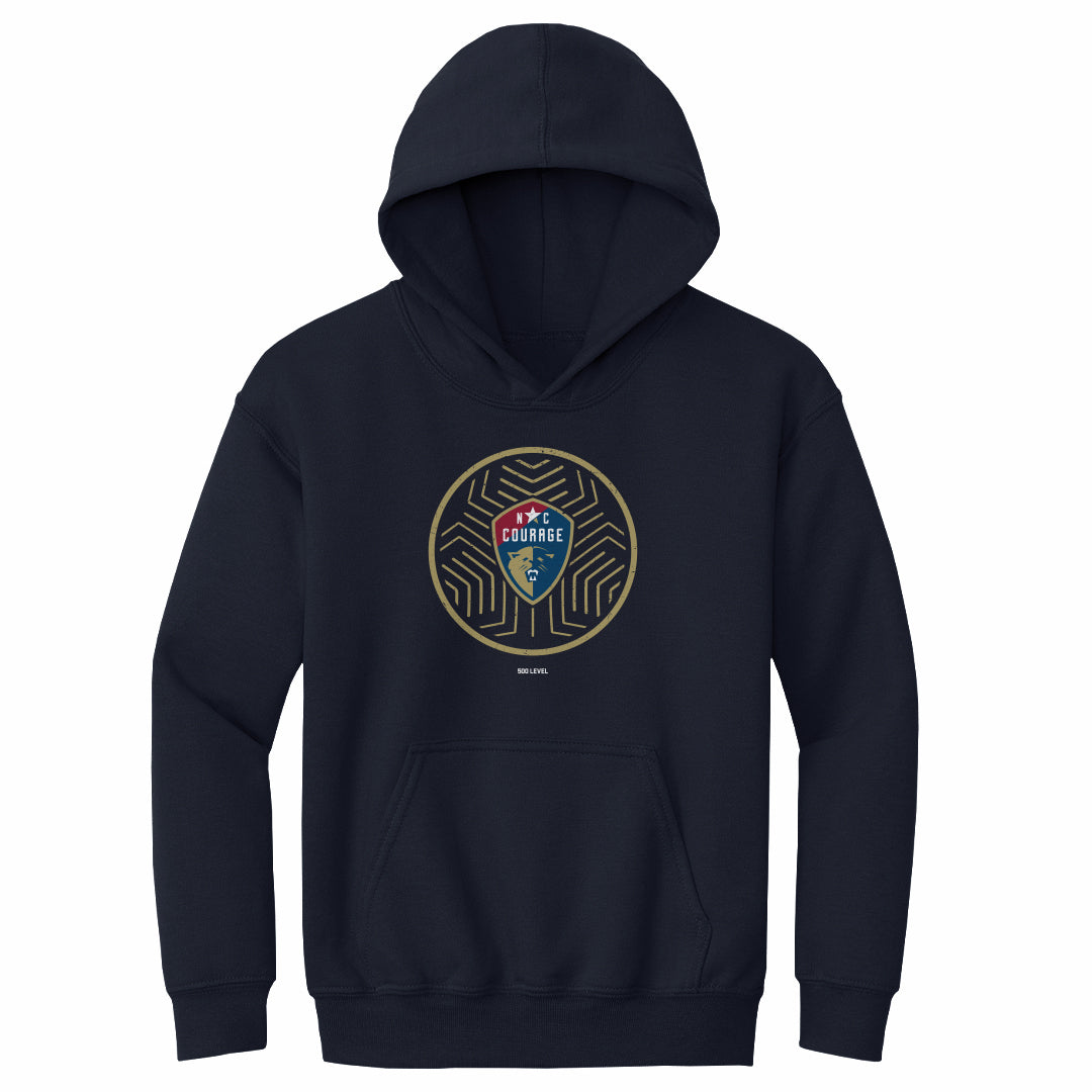 North Carolina Courage Soccer Ball Youth Hoodie