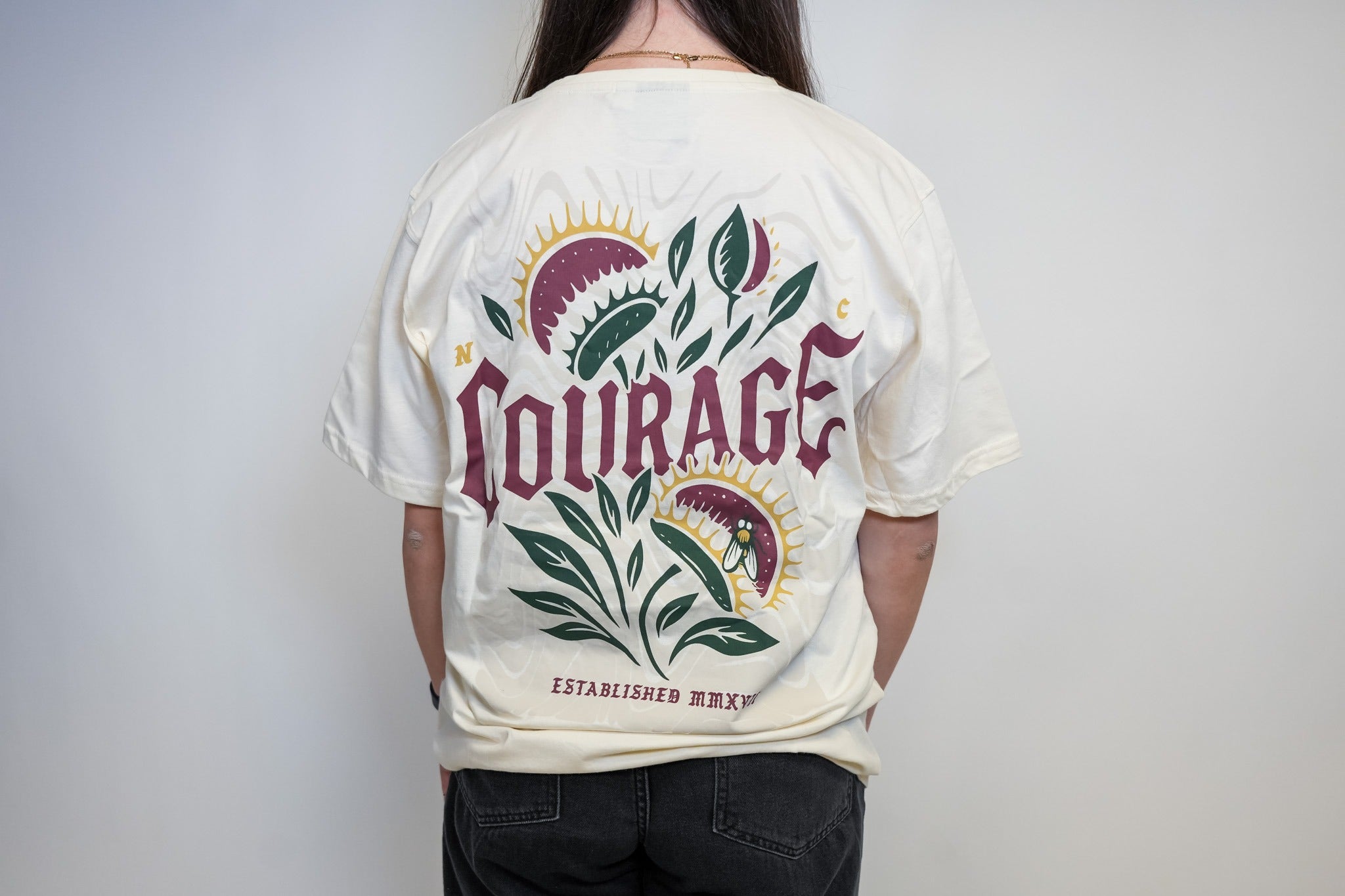 NC Courage Gothic Script VFT Tee