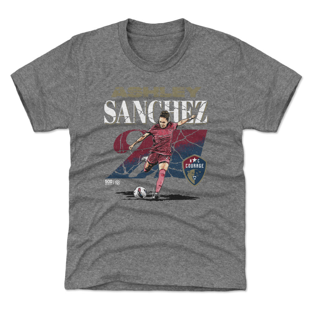 Ashley Sanchez NC Courage Cracked Youth Tee