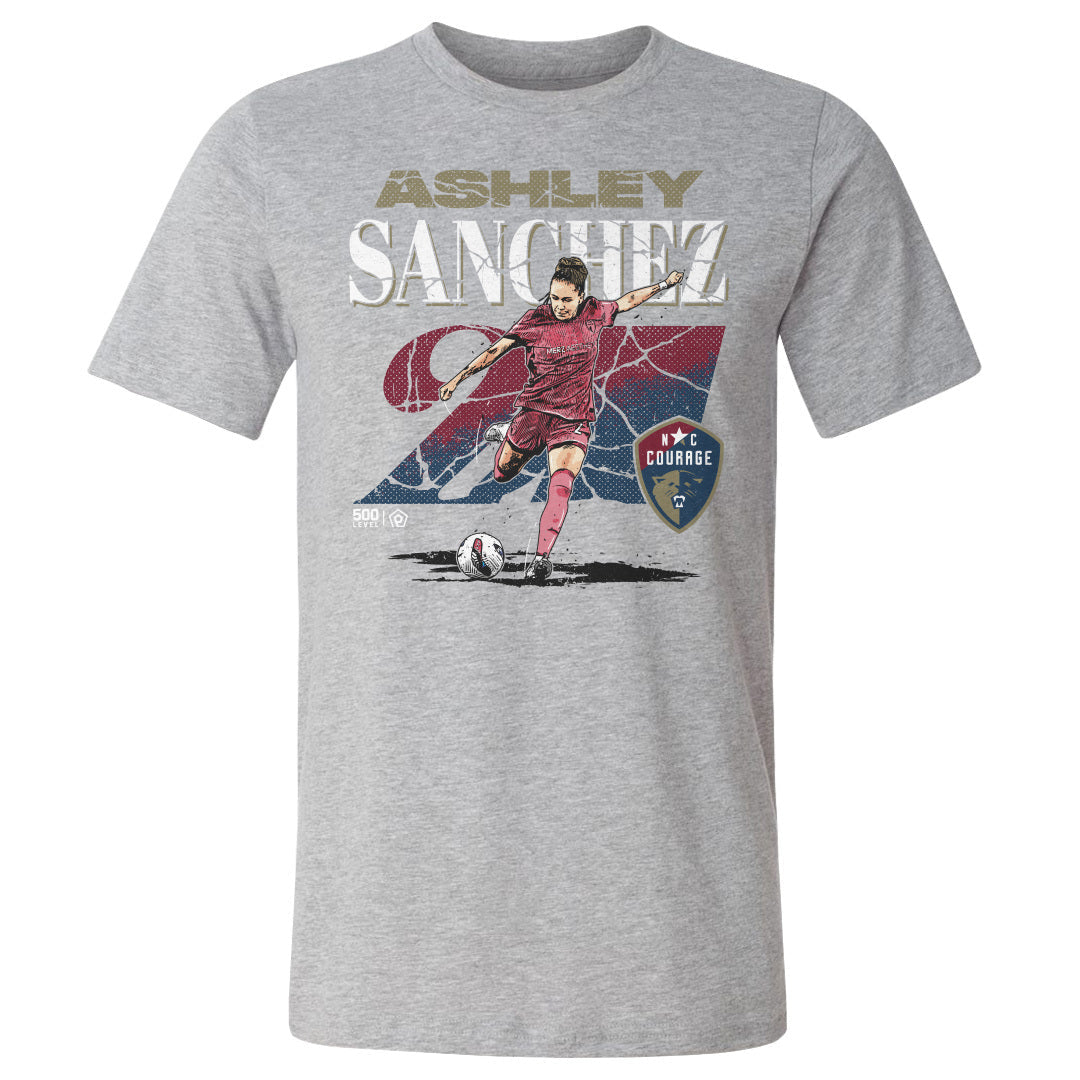 Ashley Sanchez NC Courage Cracked Cotton Tee