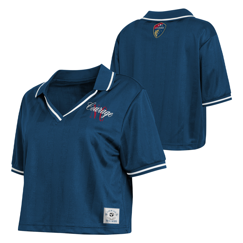 NC Courage Women's Crop Polo Top