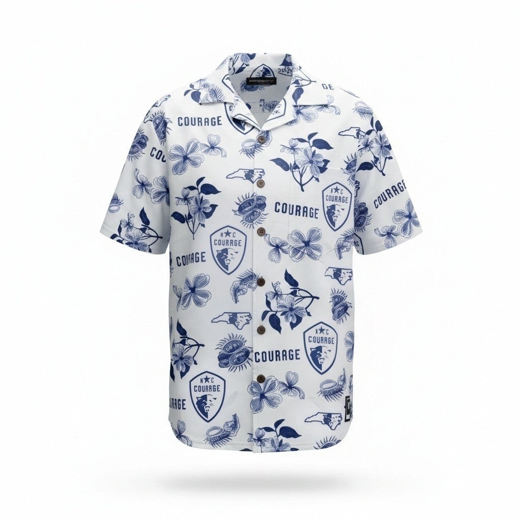 NC Courage Hawaiian Shirt