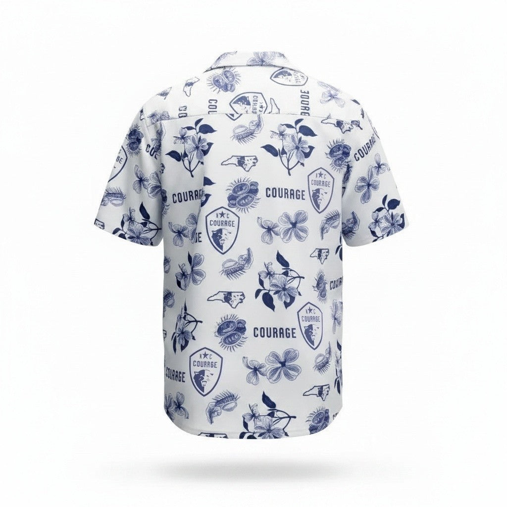 NC Courage Hawaiian Shirt