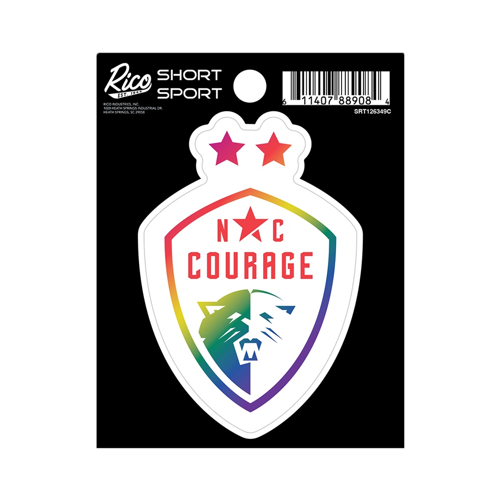 NC Courage Pride Decal