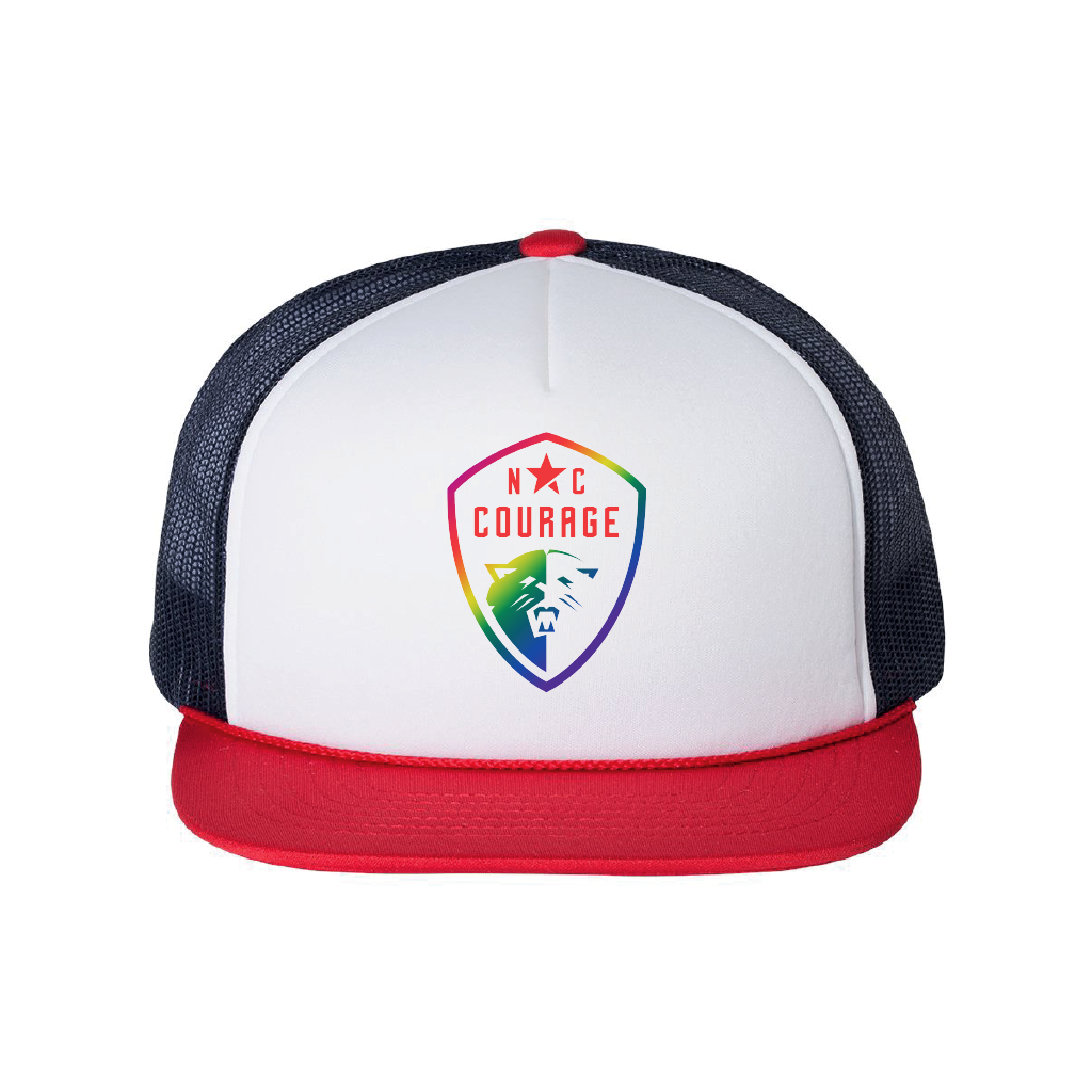 NC Courage Pride Foam Trucker Hat