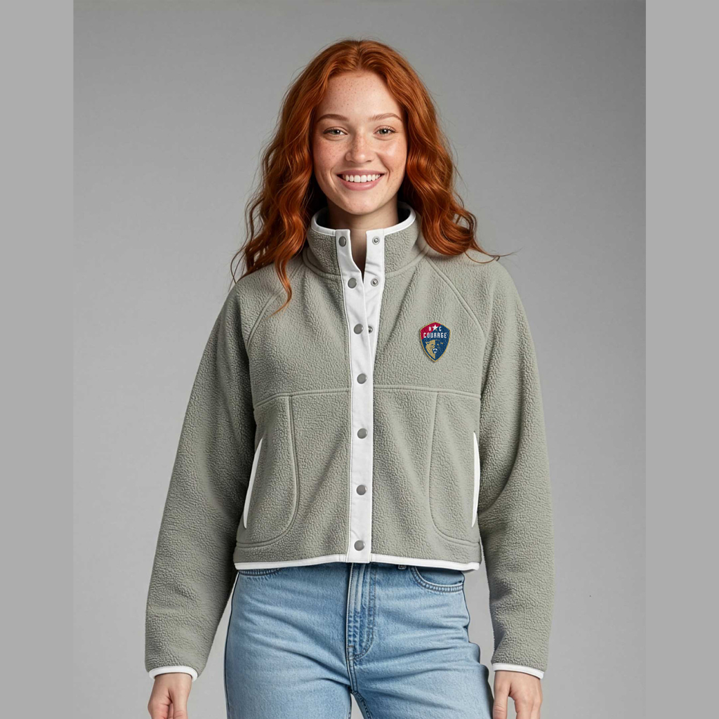 NC Courage Women's Snap to It Sherpa