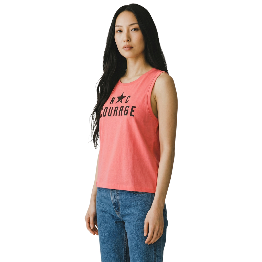 NC Courage Women's Wordmark Muscle Tank