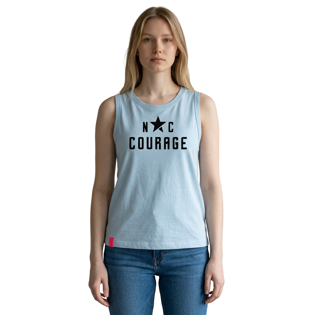 NC Courage Women's Wordmark Muscle Tank