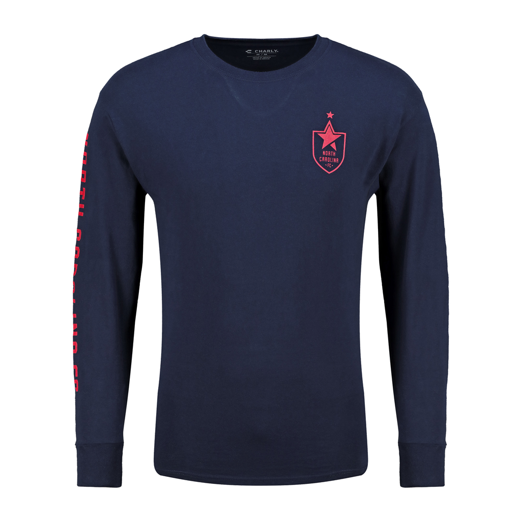 NCFC Charly Navy LS Big Star Tee
