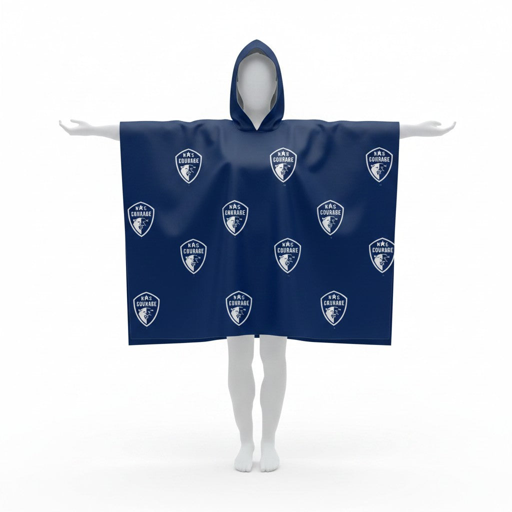 NC Courage Navy Poncho