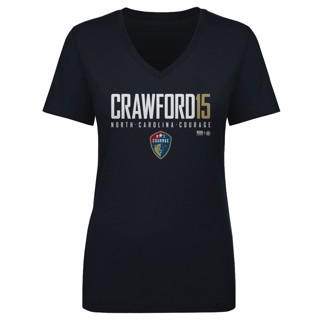 Payton Crawford NC Courage Elite Women's V-Neck Tee
