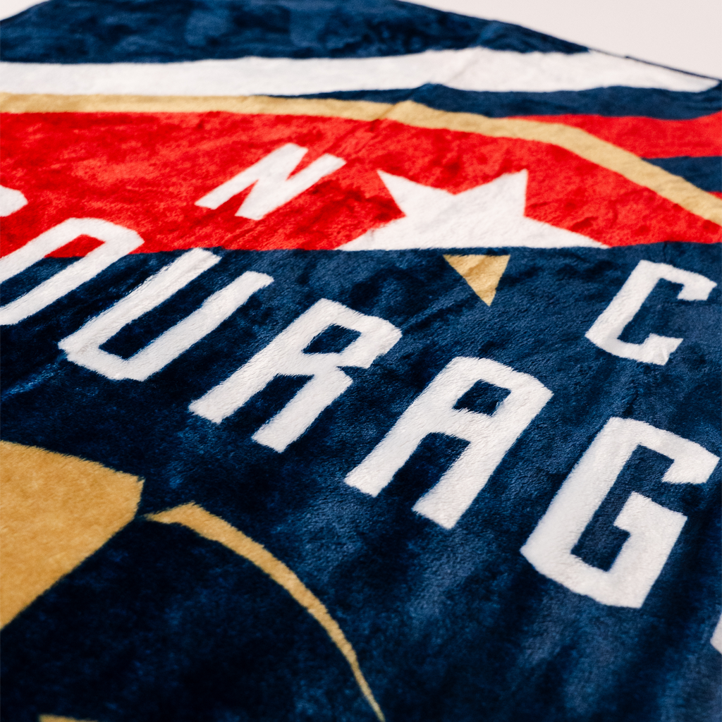 NC Courage Raschel Throw - 50"x60"
