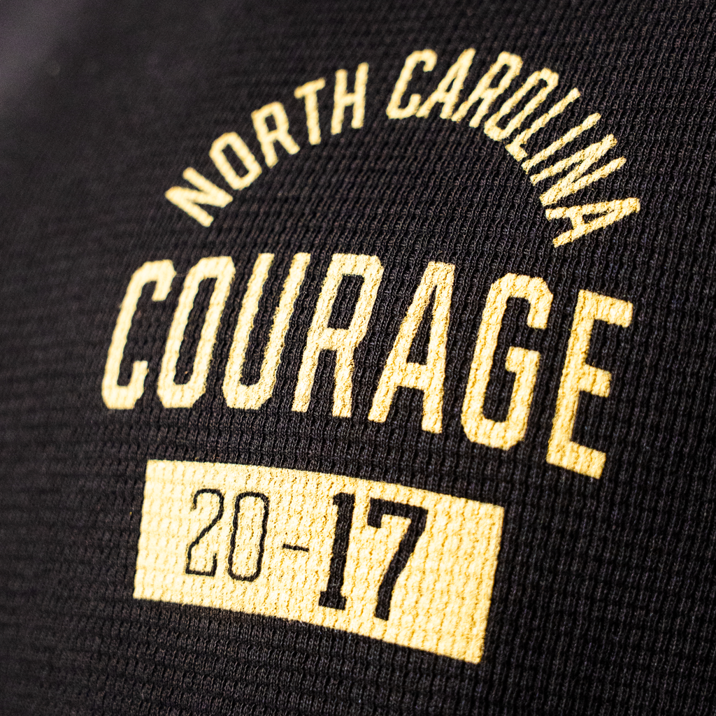 NC Courage Jet Black Waffle Long Sleeve