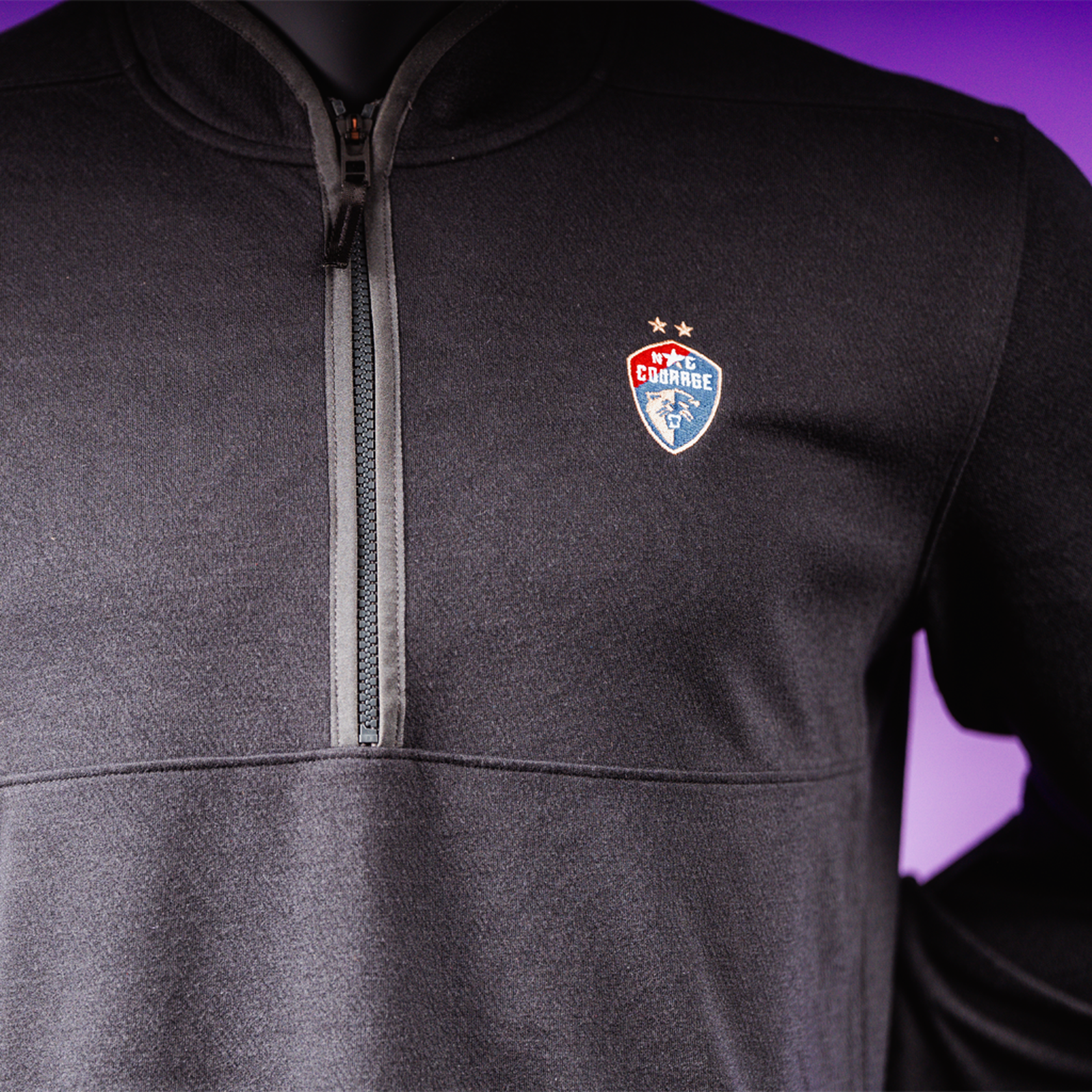 NC Courage Nike Golf 1/2 Zip Jacket