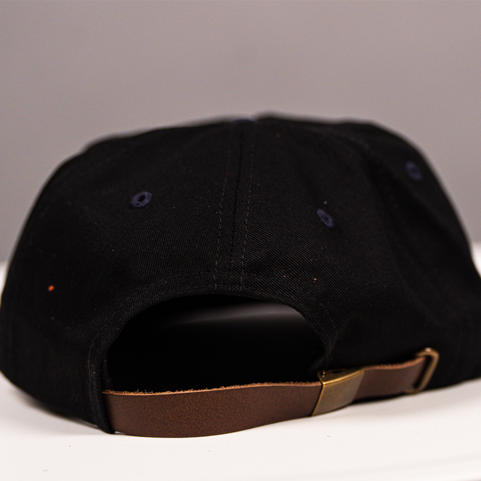 NCFC Navy/Gold Leather Strapback Rope Hat