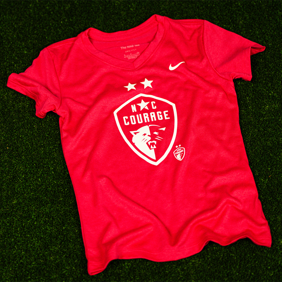 NC Courage Youth Pink Legend Tee – NC Courage Store