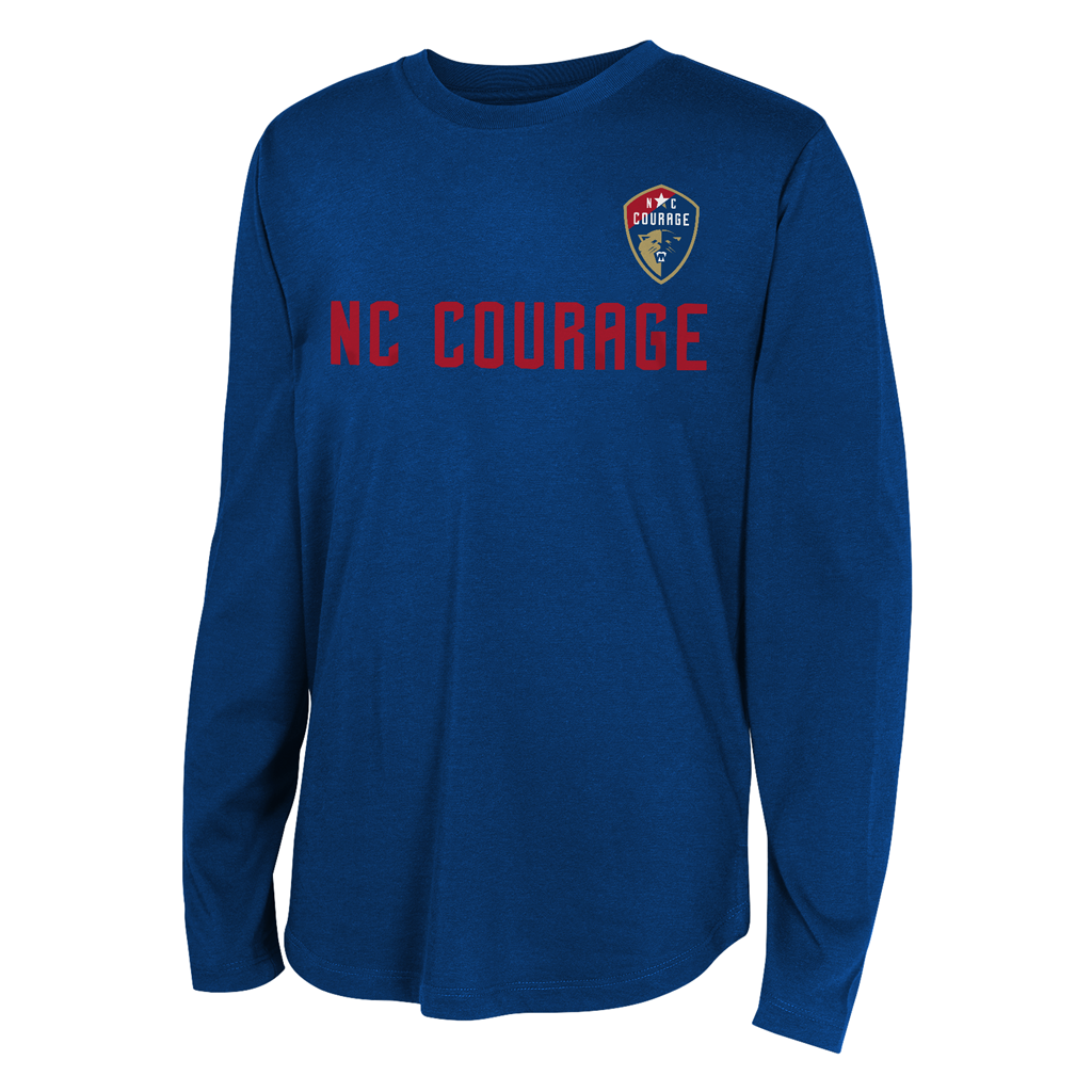 NC Courage Youth Midfield Maestro Long Sleeve Tee