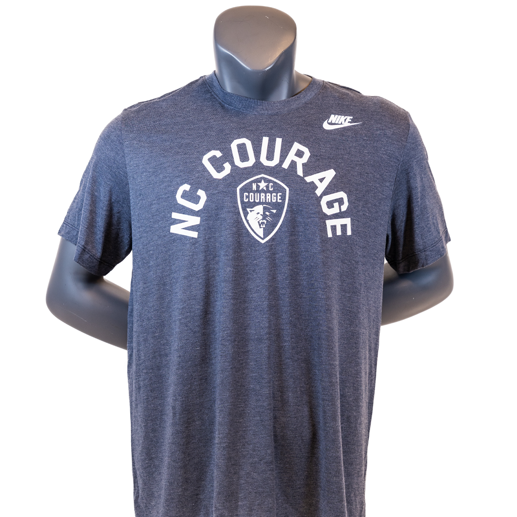 NC Courage Arch Navy Tri-Blend Tee