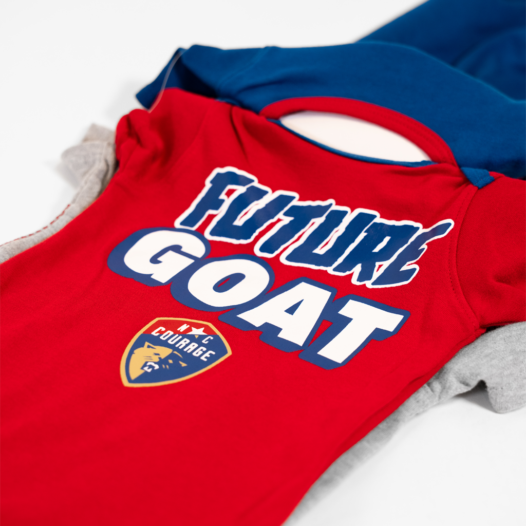 NC Courage 3-Pack Onesies