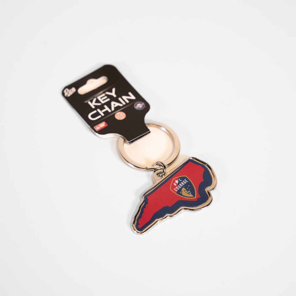 NC Courage Home State Keychain