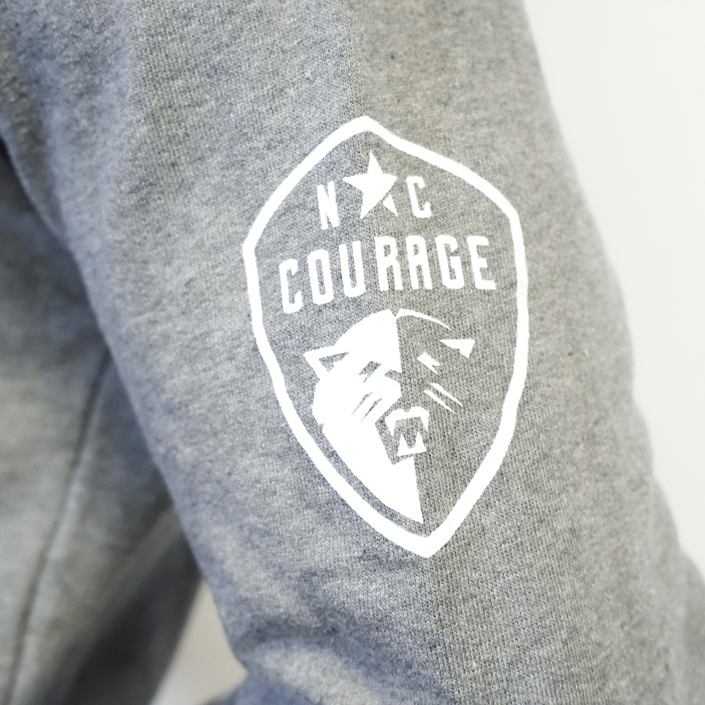 NC Courage Tonal Grey Crewneck