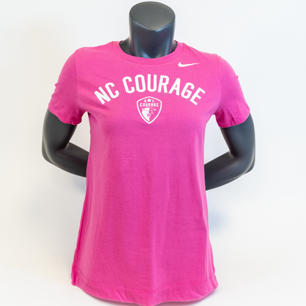 NC Courage Women's Arch Pink Tee