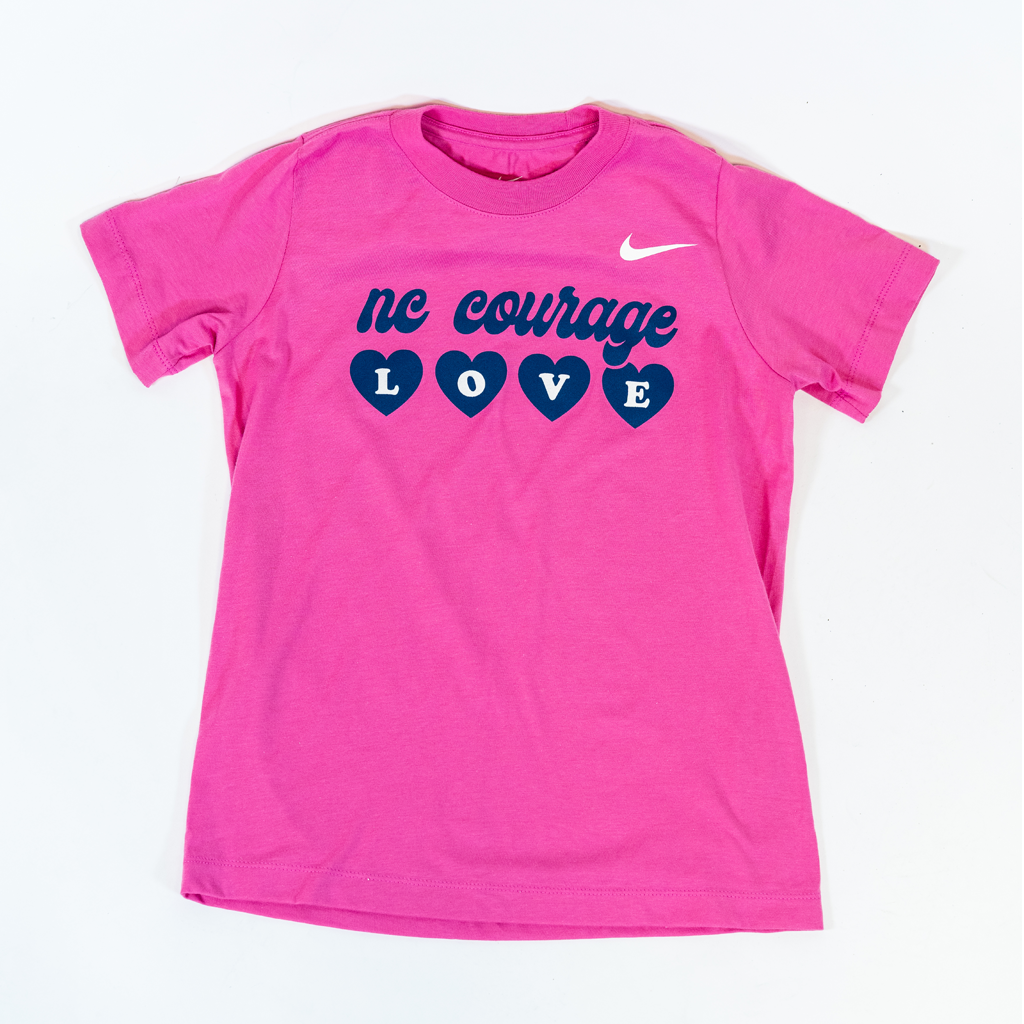 NC Courage "Love" Youth Tee