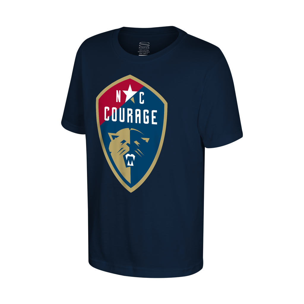 NC Courage Youth Stadium MVP Crest Tee