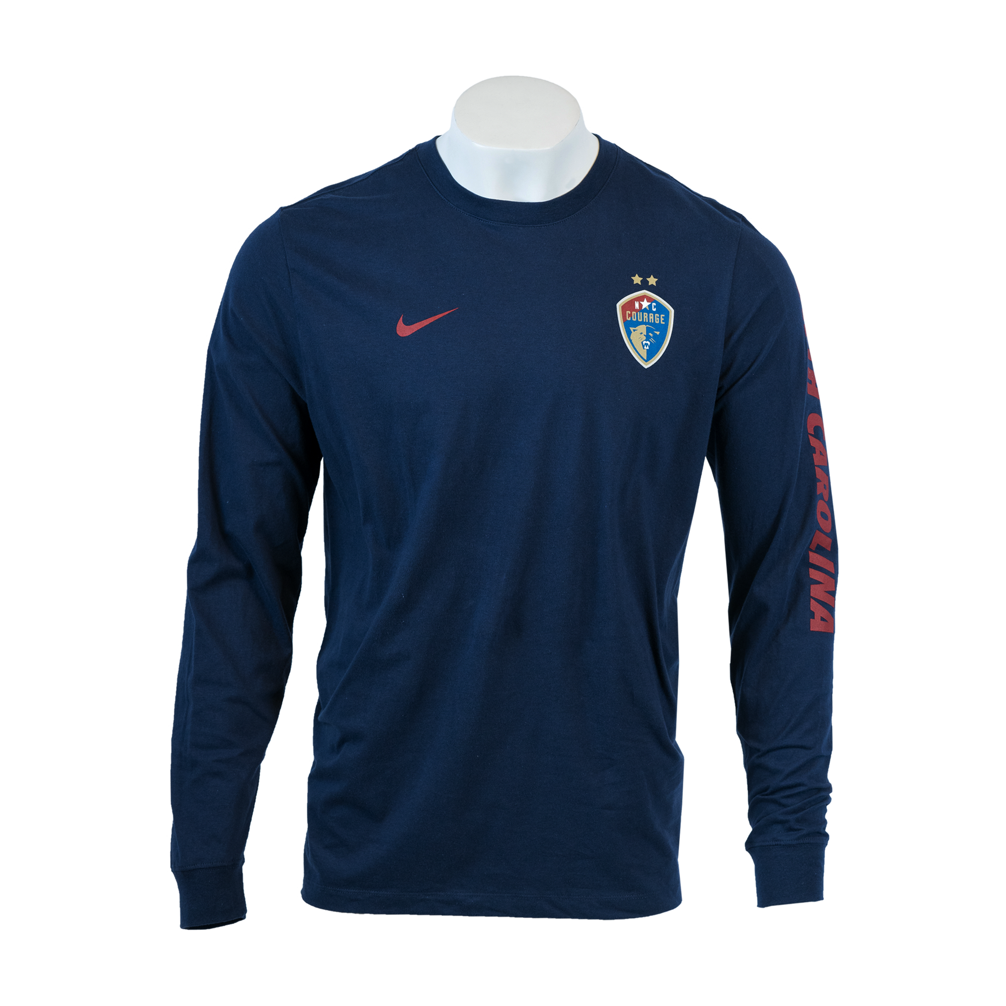 NC Courage Navy Core Long Sleeve Tee