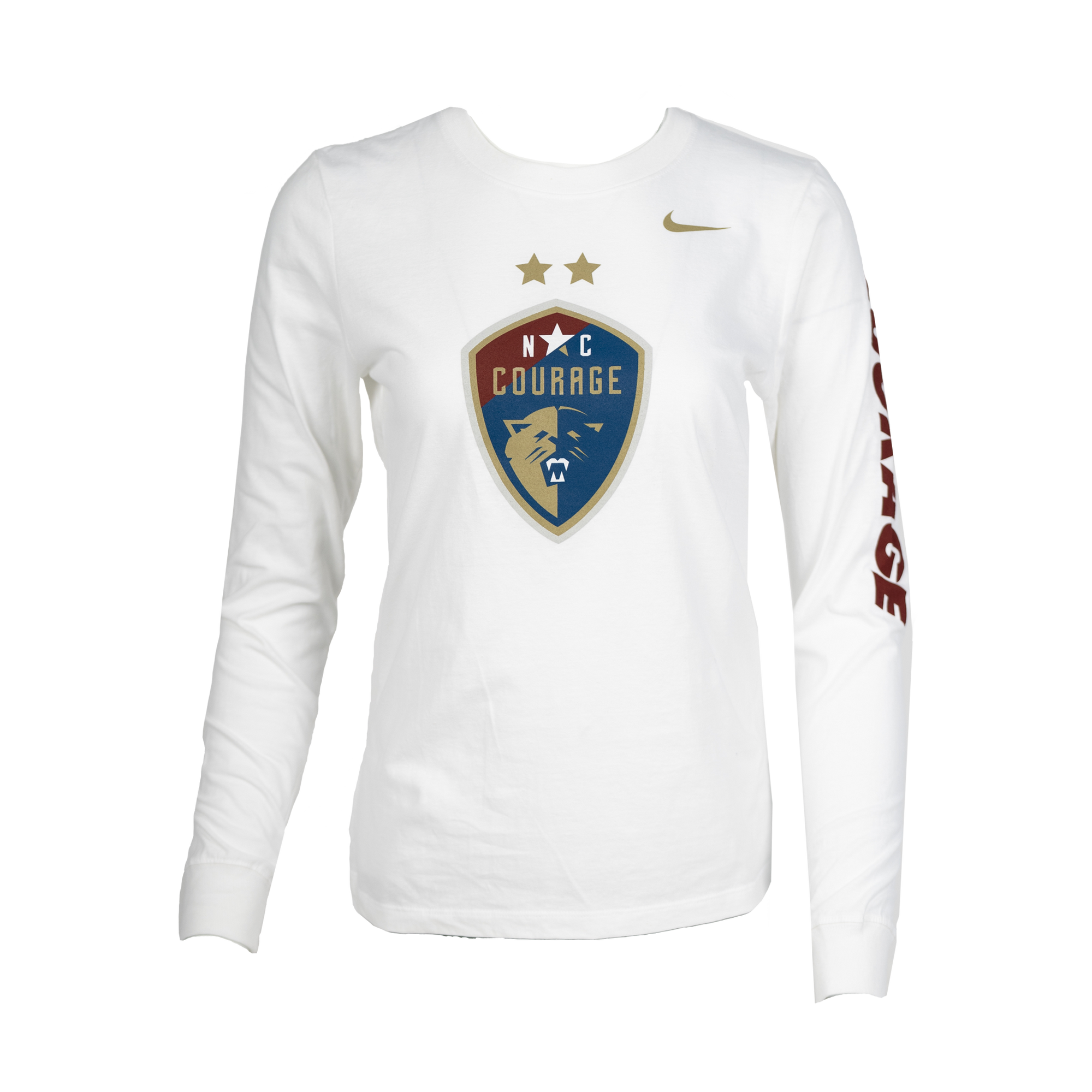 NC Courage Women's Cotton Long Sleeve Tee